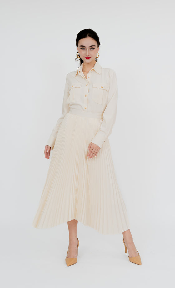 Imbi Skirt in Lucent White