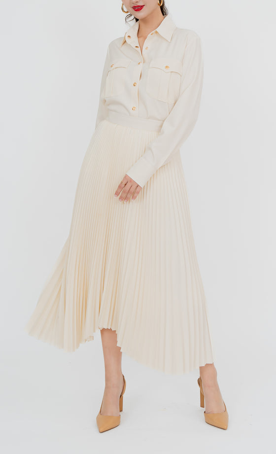 Imbi Skirt in Lucent White