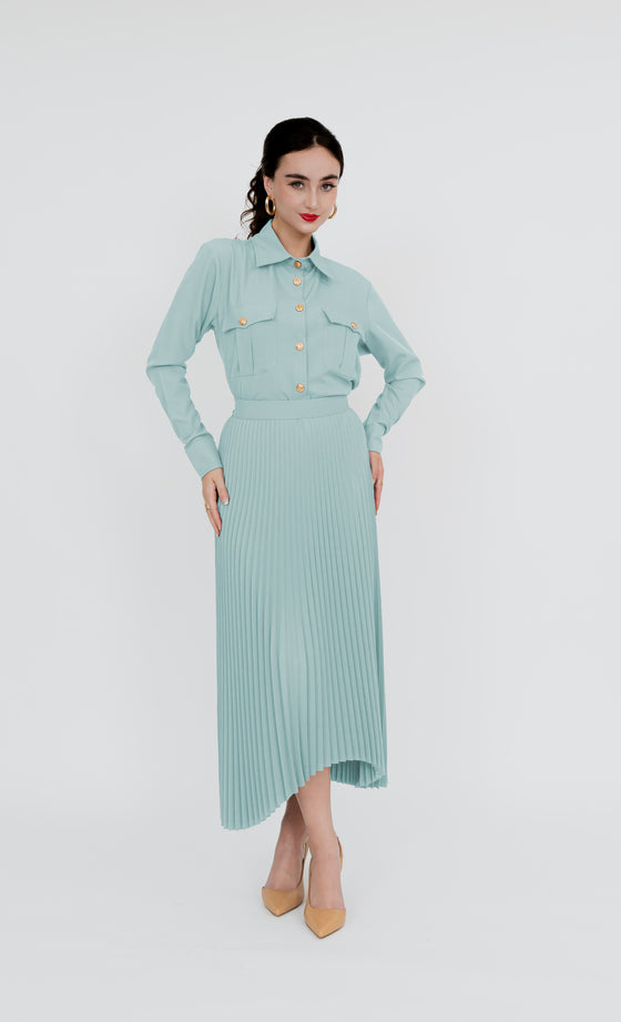 Imbi Skirt in Frosty Blue