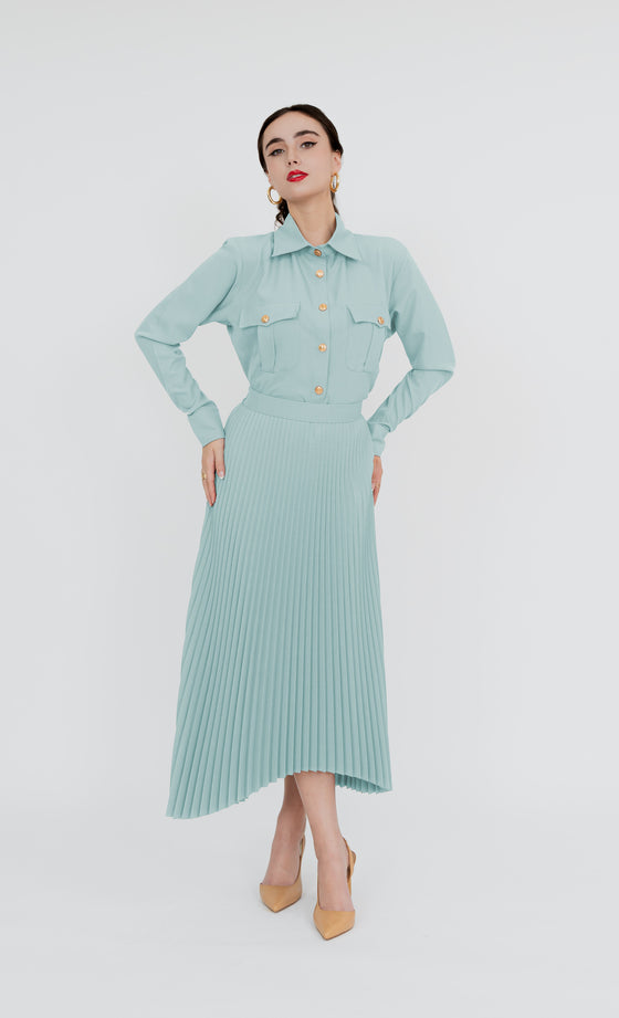 Imbi Skirt in Frosty Blue