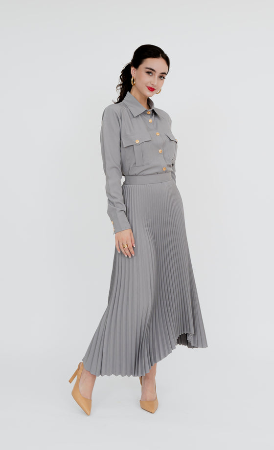 Imbi Skirt in Shadow Grey