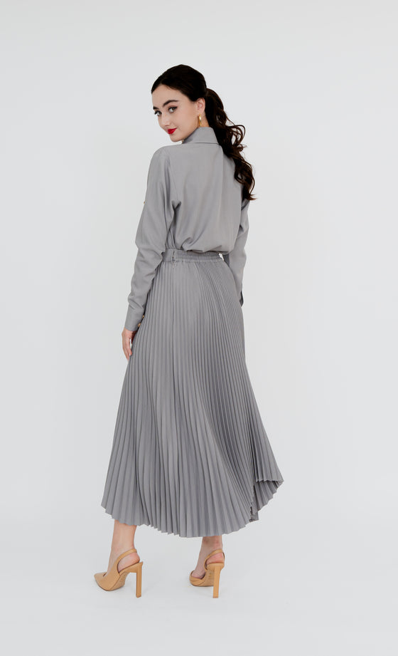 Imbi Skirt in Shadow Grey