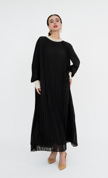  Bukit Tunku Dress in Cream Black