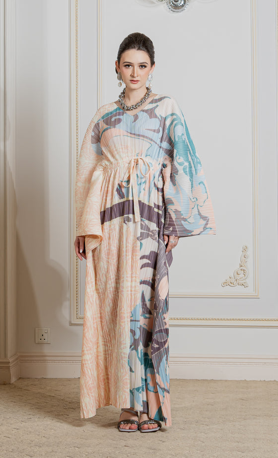 Miss Muse Caftan in Apricot