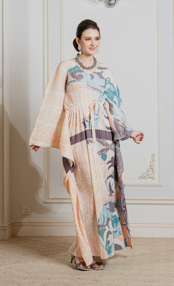 Miss Muse Caftan in Apricot