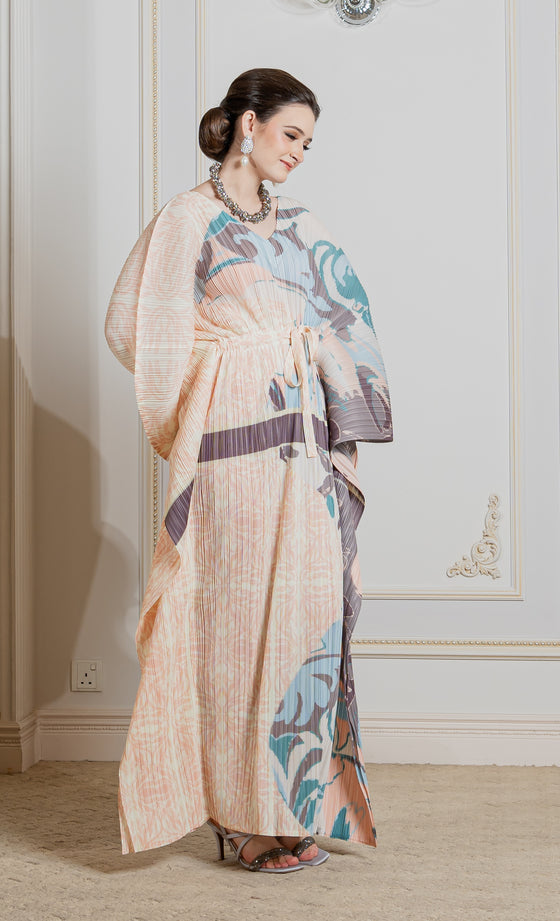 Miss Muse Caftan in Apricot