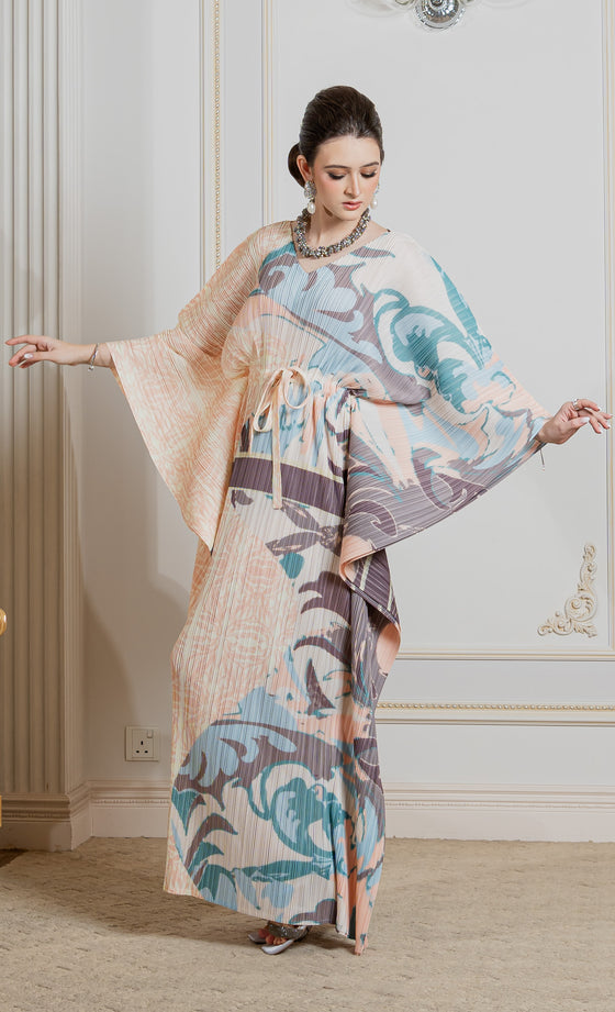 Miss Muse Caftan in Apricot