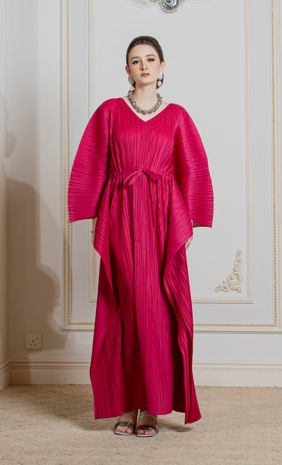 Miss Muse Caftan in Magenta