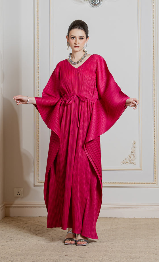 Miss Muse Caftan in Magenta