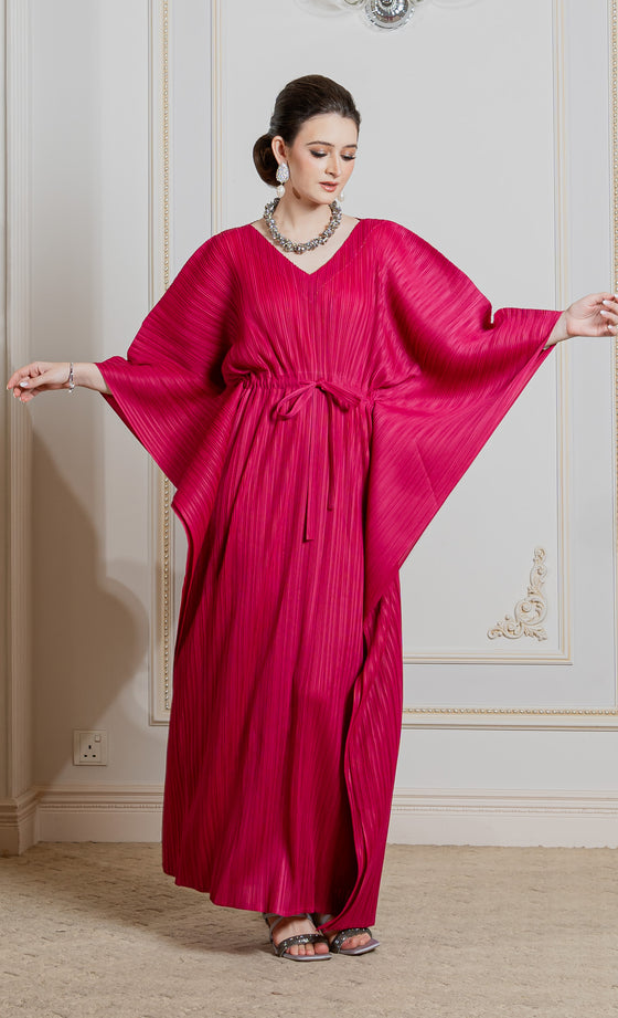 Miss Muse Caftan in Magenta