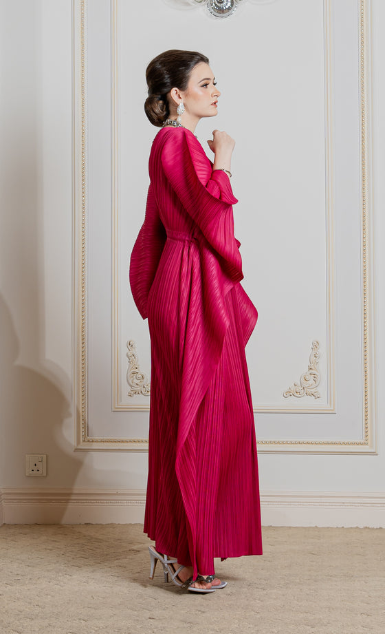 Miss Muse Caftan in Magenta