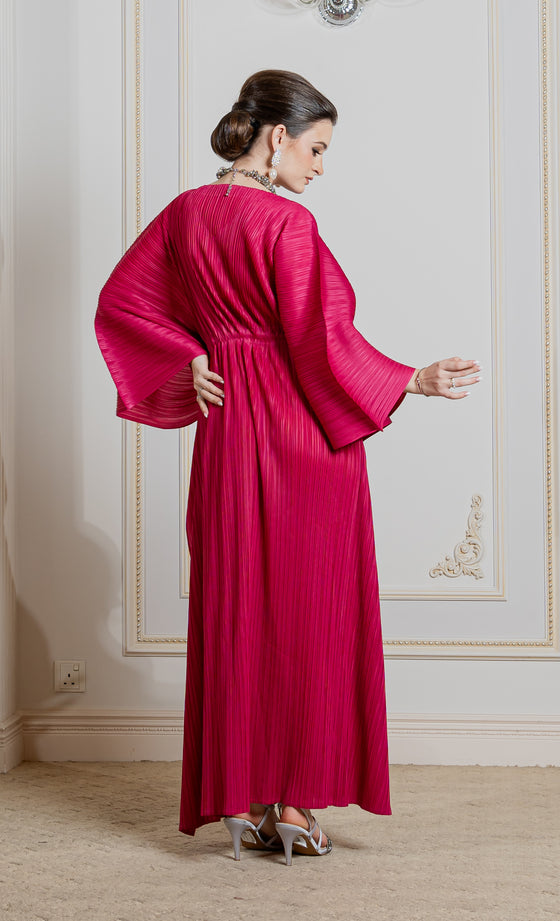 Miss Muse Caftan in Magenta