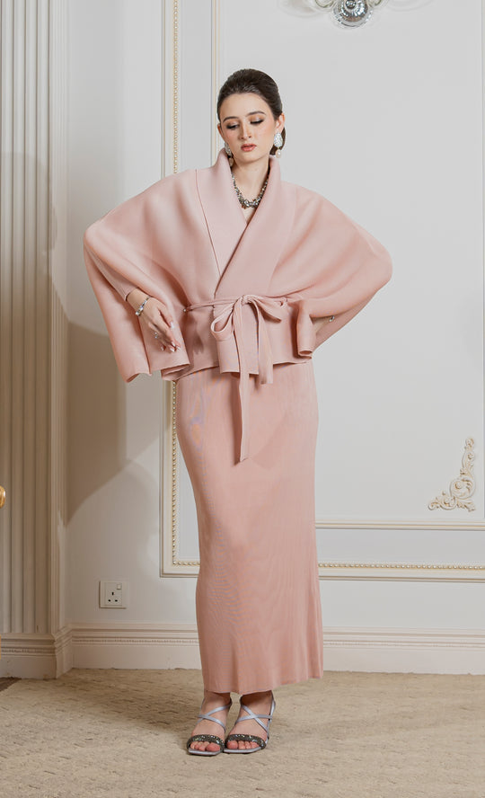 Miss Aubryn Kurung in Blush Pink