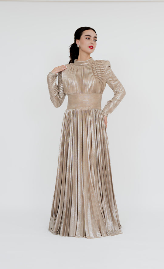 Ampang Dress in Frosted Almond