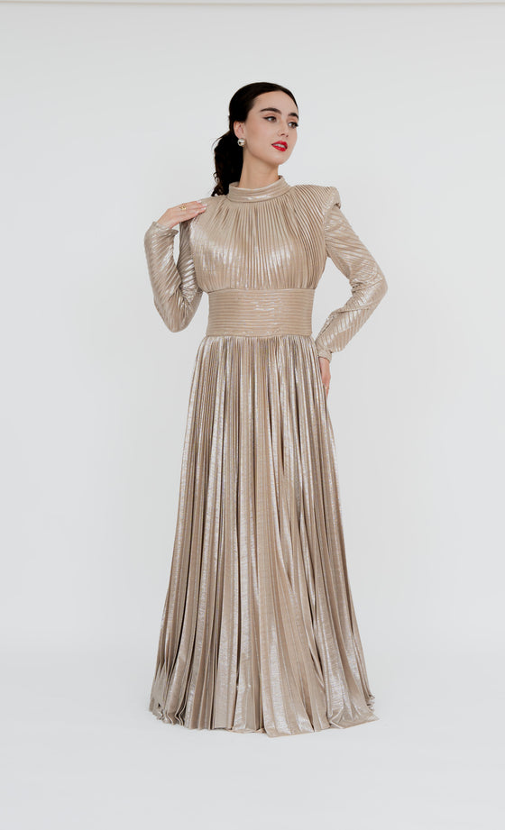 Ampang Dress in Frosted Almond