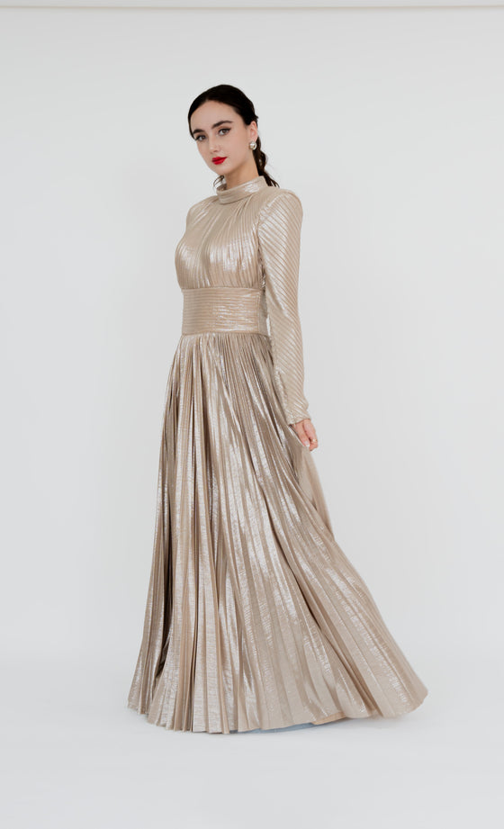 Ampang Dress in Frosted Almond