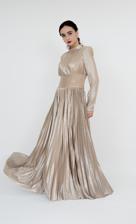 Ampang Dress in Frosted Almond