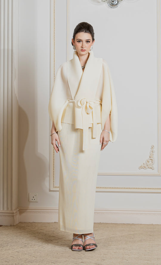 Miss Aubryn Kurung in Cream