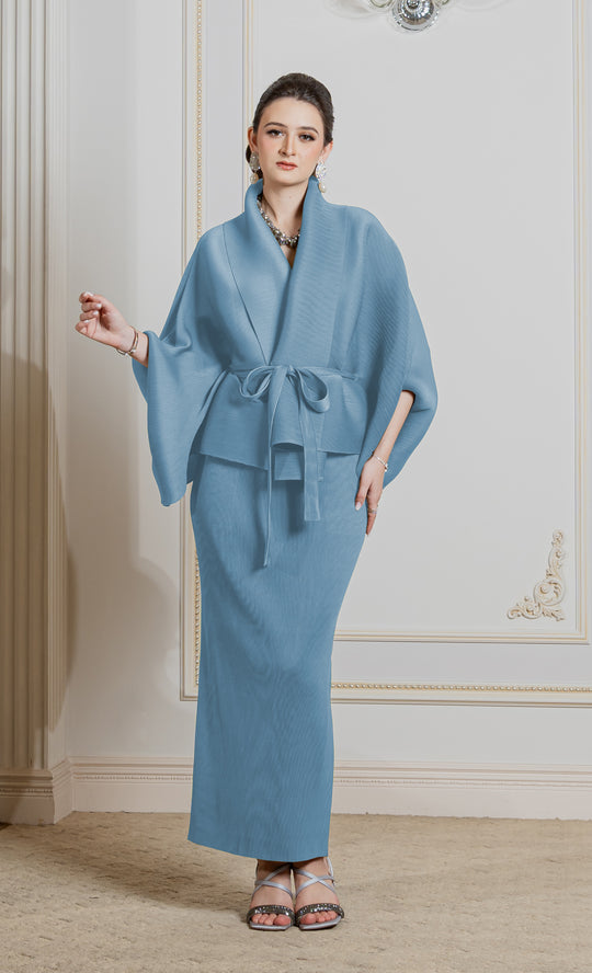 Miss Aubryn Kurung in Cerulean Blue