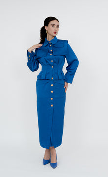  Kepong Skirt in Electric Blue