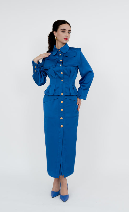 Kepong Shirt in Electric Blue