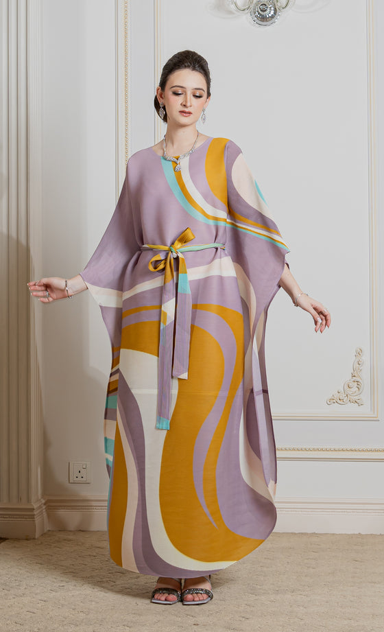 Miss Serene Caftan in Orca Lilac