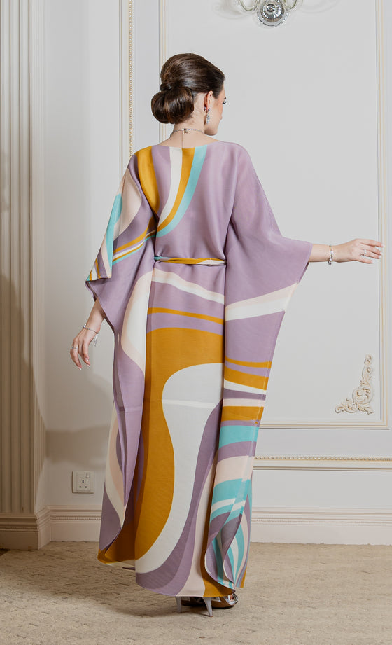 Miss Serene Caftan in Orca Lilac