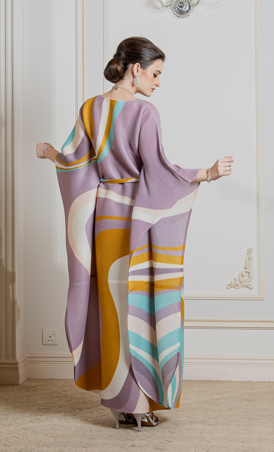 Miss Serene Caftan in Orca Lilac