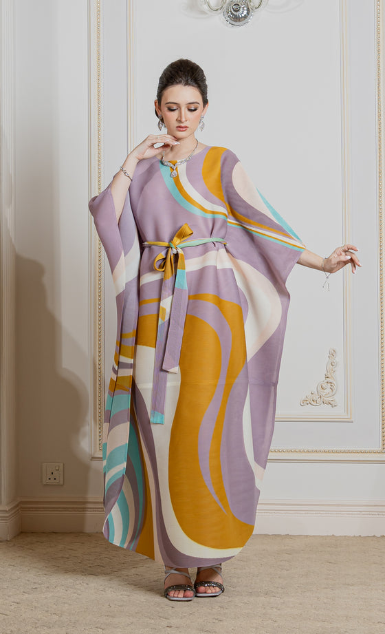 Miss Serene Caftan in Orca Lilac