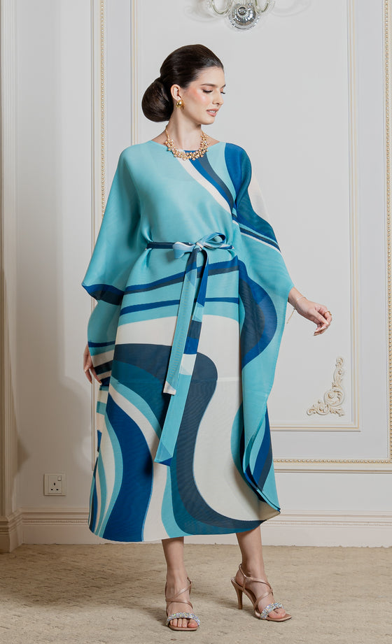 Miss Serene Caftan in Orca Blue