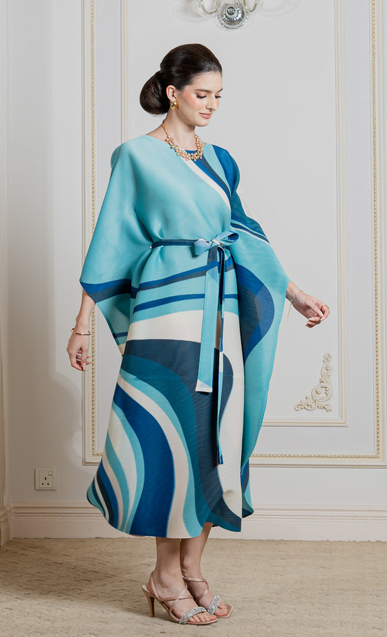 Miss Serene Caftan in Orca Blue