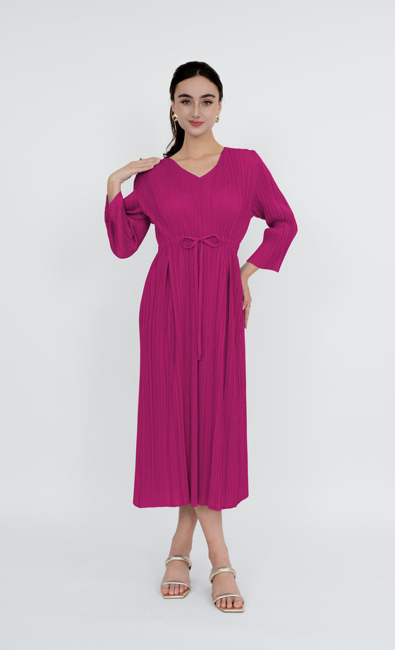 Putrajaya Dress in Fuchsia Pink