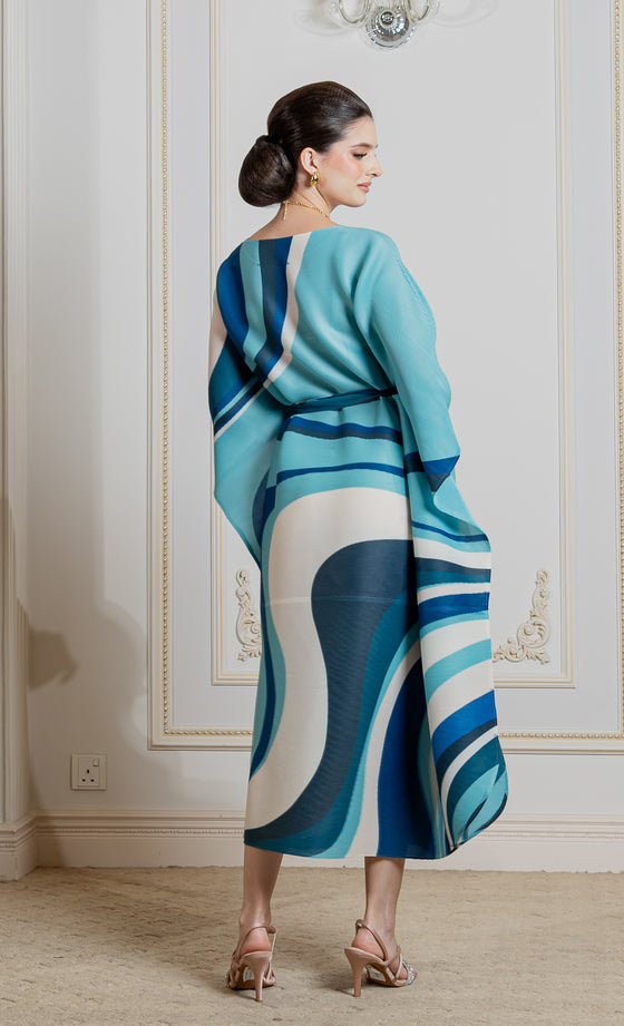 Miss Serene Caftan in Orca Blue