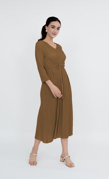  Putrajaya Dress in Sienna Brown