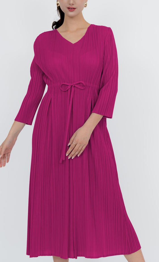 Putrajaya Dress in Fuchsia Pink