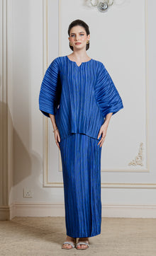  Miss Aurea Kurung Kedah in Imperial Blue