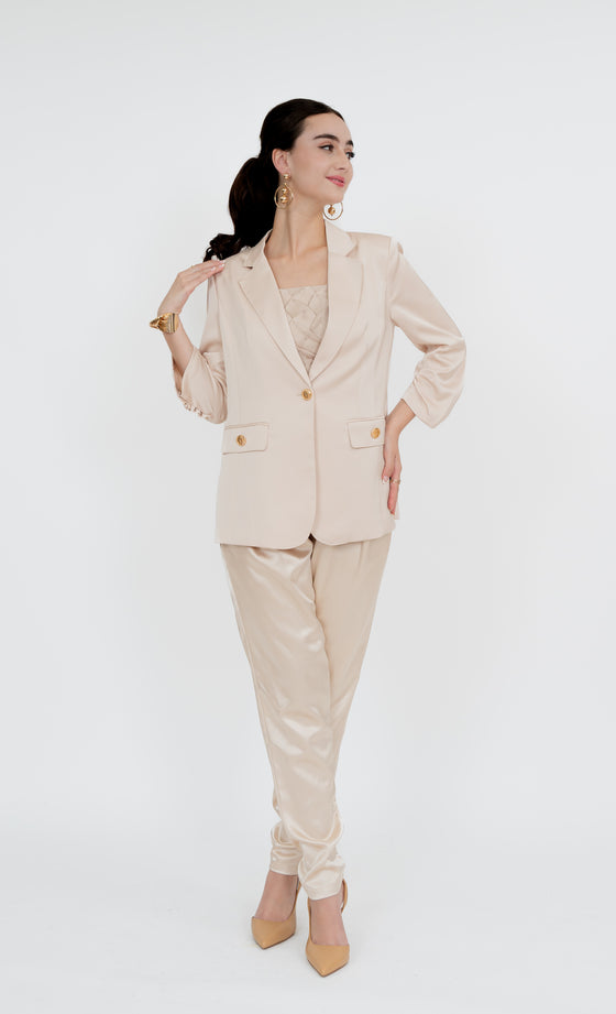 Imbi Blazer in Champagne