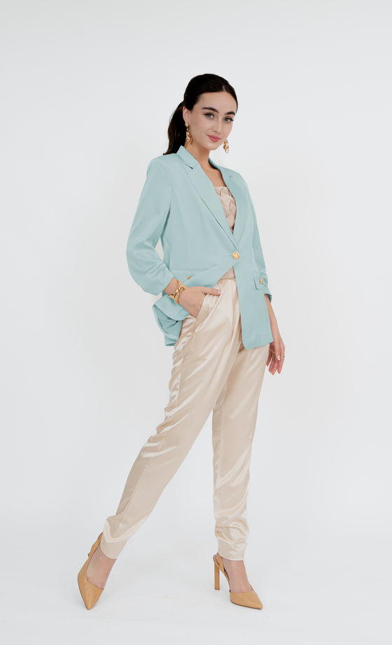 Imbi Blazer in Frosty Blue