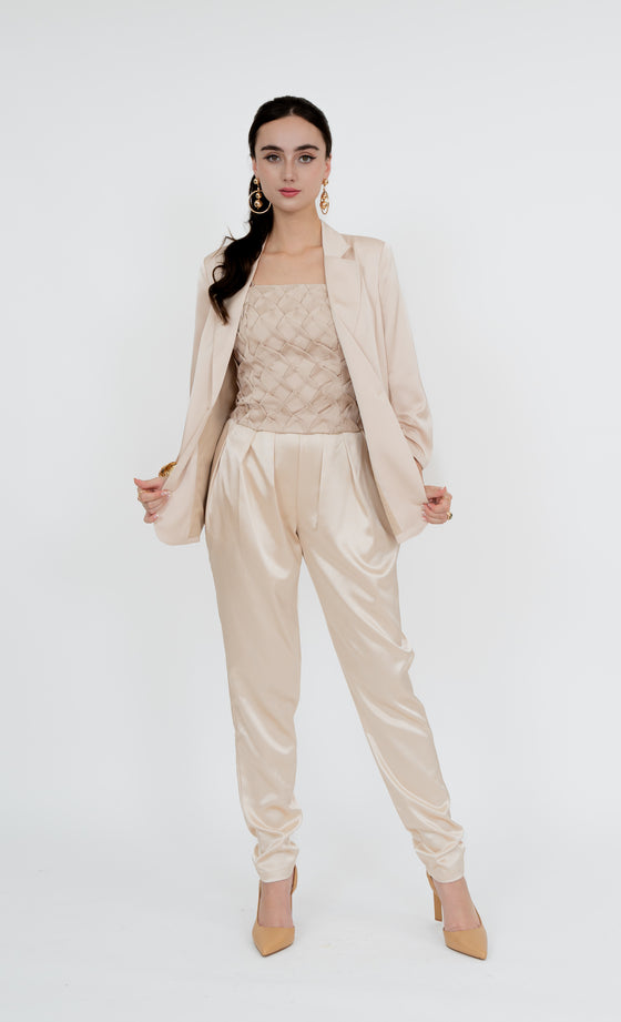 Bukit Nenas Pants in Champagne