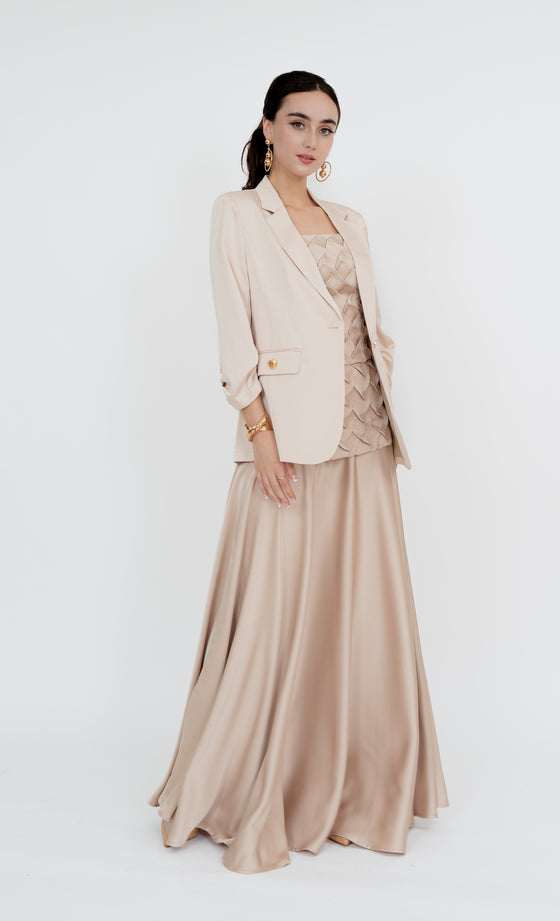 Imbi Blazer in Champagne