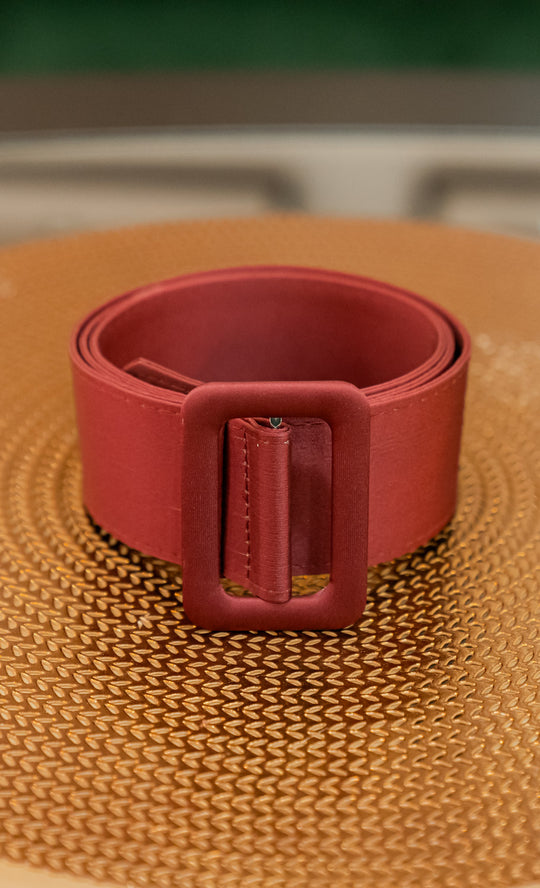 Belt Majestic in Maroon