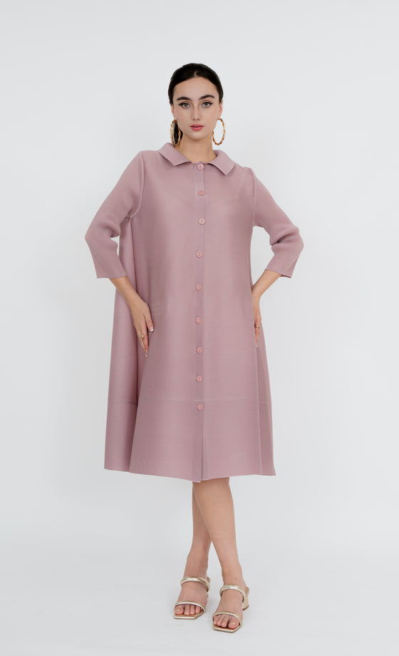 Gombak Long Shirt in Misty Lilac