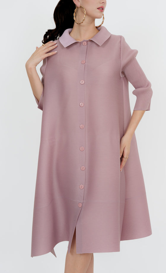 Gombak Long Shirt in Misty Lilac