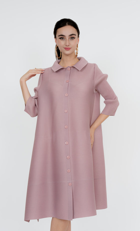 Gombak Long Shirt in Misty Lilac