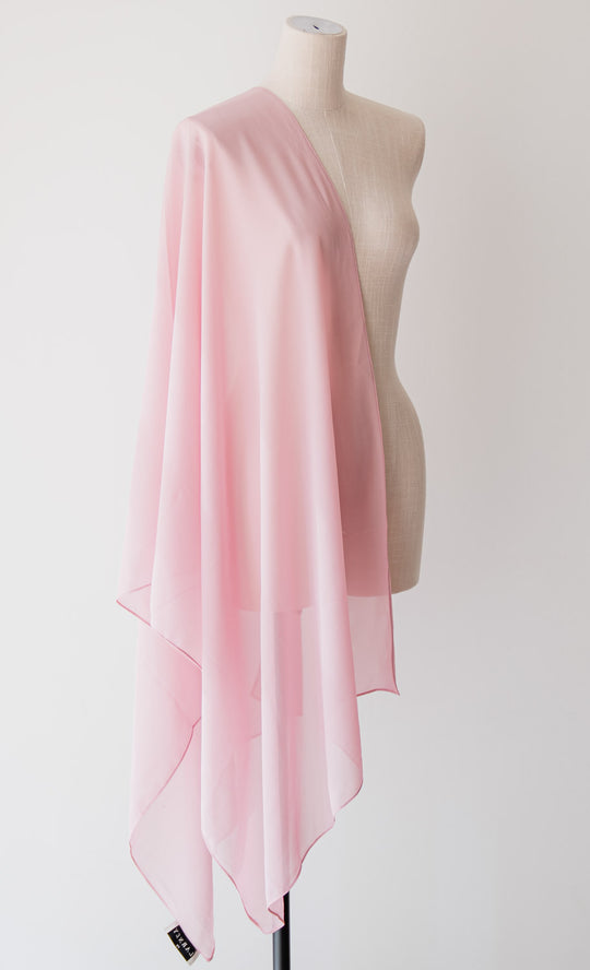 Larney Shawl Chiffon in Pink