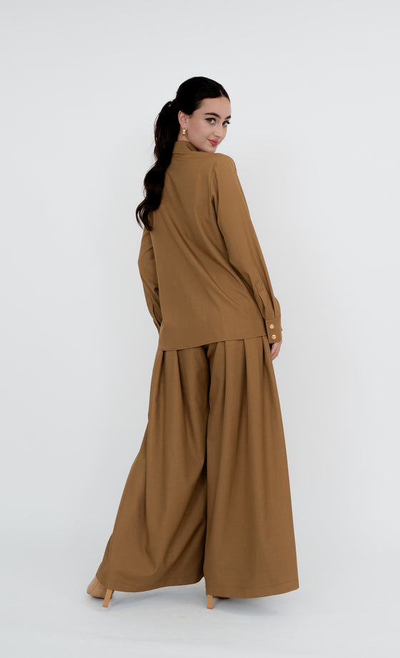 Imbi Shirt in Golden Brown