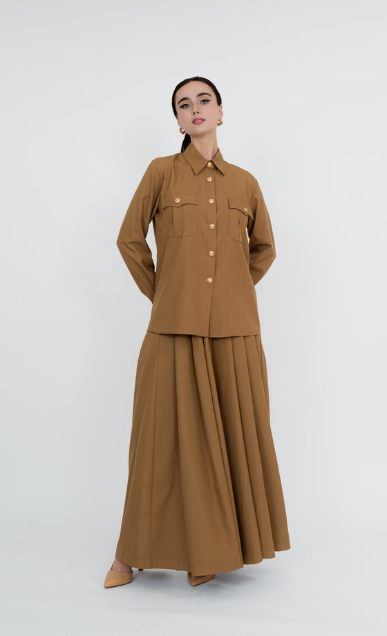 Imbi Shirt in Golden Brown