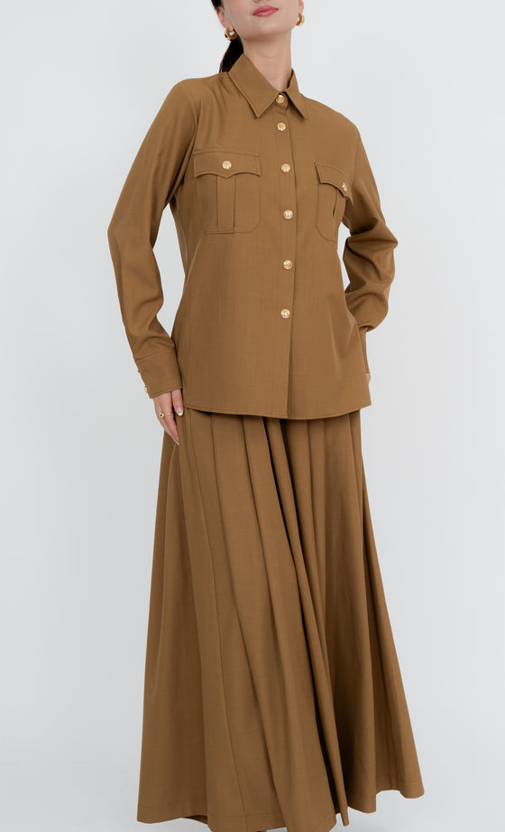 Imbi Shirt in Golden Brown