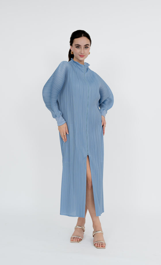 Cheras Long Shirt in Cerulean Blue