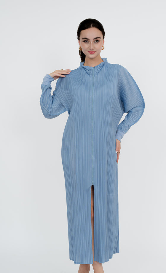 Cheras Long Shirt in Cerulean Blue